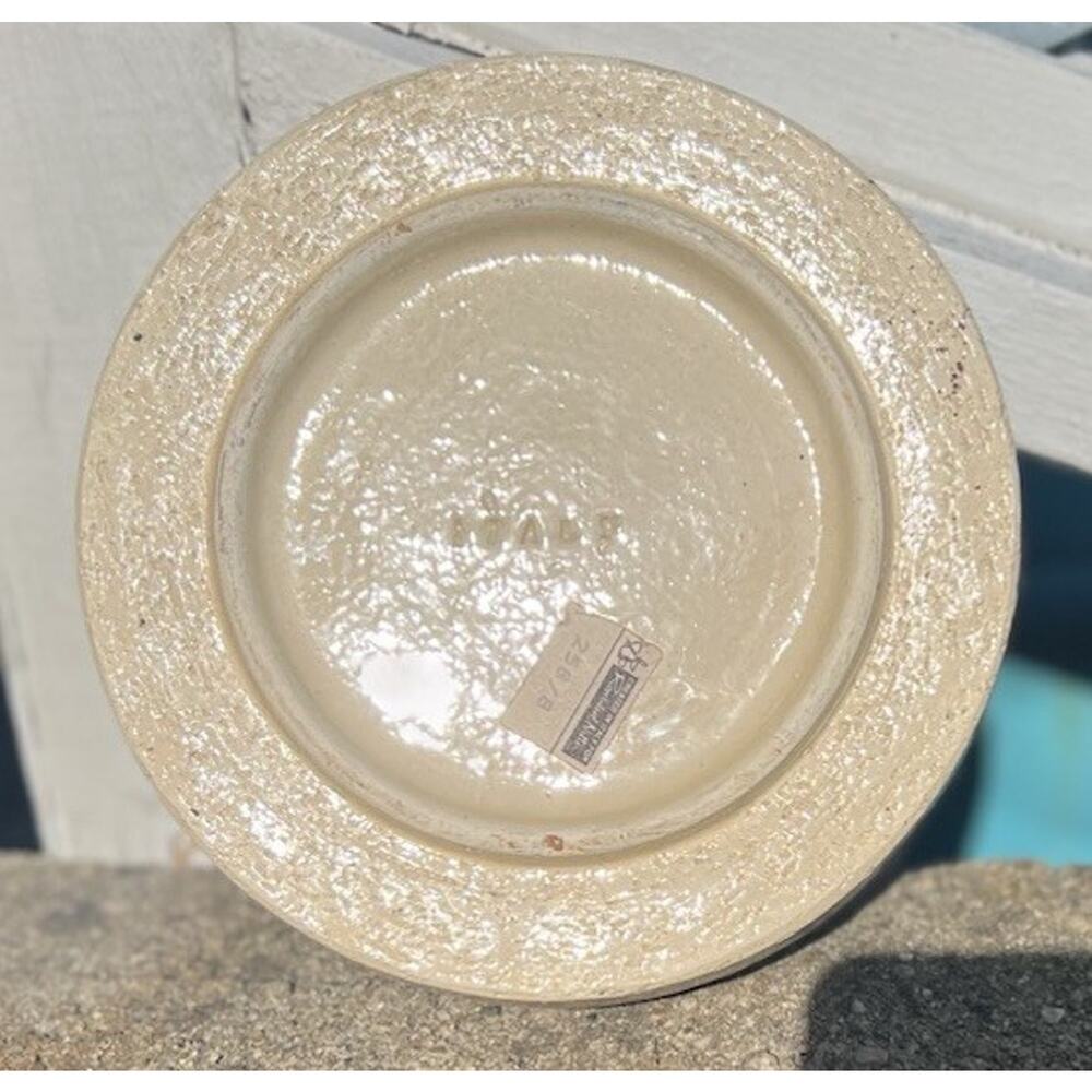 Rosenthal Netter Vintage Ashtray MCM Decor Made In Italy Floral Green Yellow - Picture 5 of 7